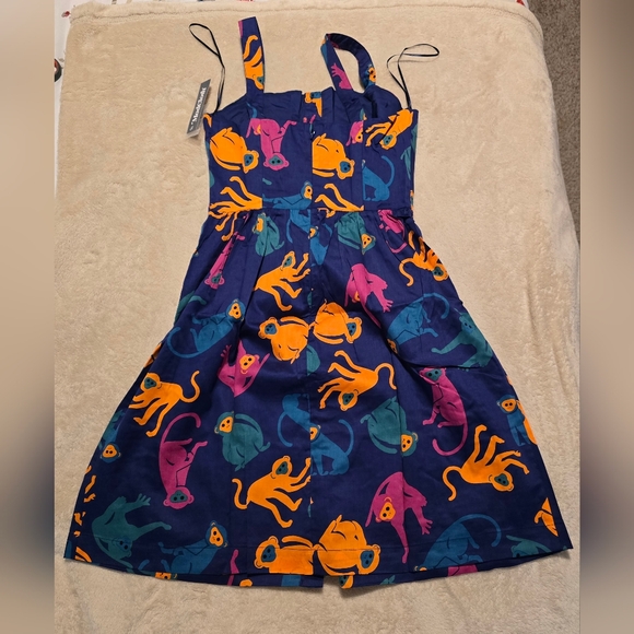 NWT Modcloth Monkey Dress Size 0 - Picture 4 of 7